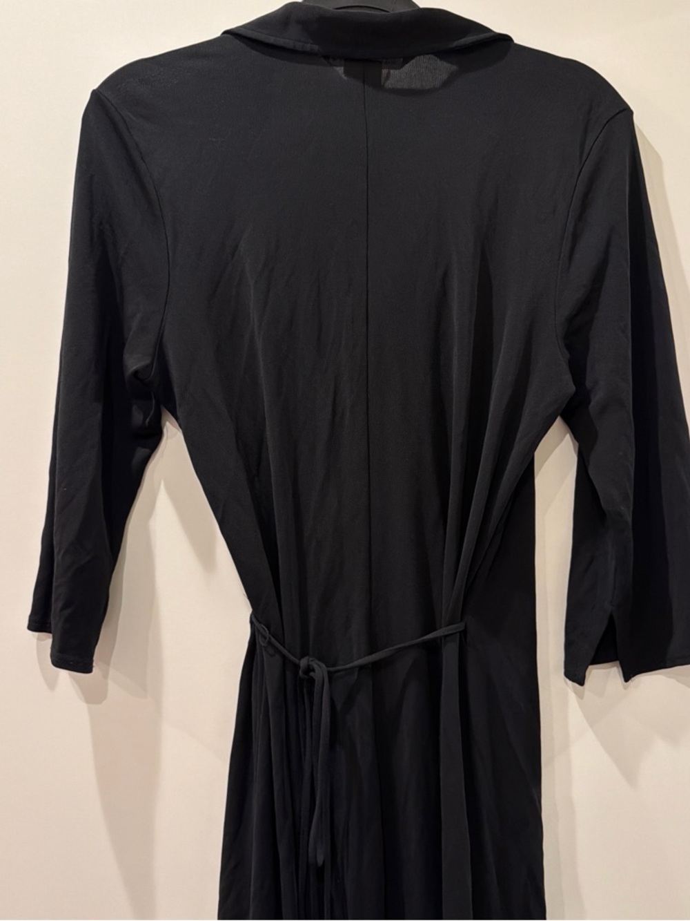 Max Studio Black Top with Branded Neckline - Picture 3 of 6